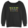 thumbnail image 1 of Junior's Teenage Mutant Ninja Turtles Halloween Rad to the Bone Sweatshirt Black X Large, 1 of 4