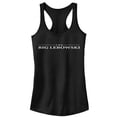 thumbnail image 1 of Junior's The Big Lebowski Classic Logo  Racerback Tank Top Black 2X Large, 1 of 4