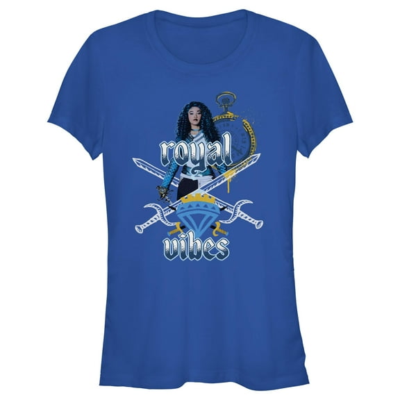 Junior's The Descendants Chloe Royal Vibes  Graphic T-Shirt