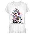 thumbnail image 1 of Junior's The Emperor's New Groove No Touchy Streaks  Graphic Tee White Large, 1 of 2