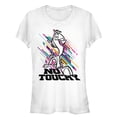 thumbnail image 1 of Junior's The Emperor's New Groove No Touchy Streaks  Graphic Tee White Small, 1 of 2
