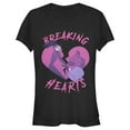 thumbnail image 1 of Junior's The Emperor's New Groove Valentine's Day Yzma Breaking Hearts  Graphic Tee Black 2X Large, 1 of 3