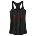 thumbnail image 1 of Junior's The Flash Multiverse Logo Racerback Tank Top Black X Large, 1 of 5