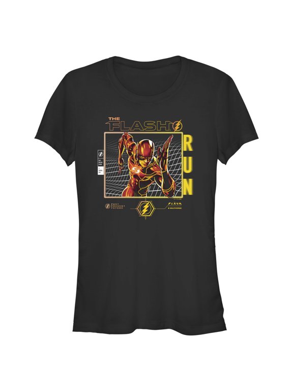 Junior's The Flash Speedster Run Graphic Tee Black Medium