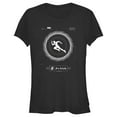 thumbnail image 1 of Junior's The Flash Speedster Silhouette  Graphic Tee Black Medium, 1 of 3