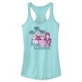 thumbnail image 1 of Junior's The Golden Girls Tropical Stay Golden Cartoon  Racerback Tank Top, 1 of 4