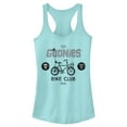 thumbnail image 1 of Junior's The Goonies Bike Club Logo  Racerback Tank Top Cancun X Small, 1 of 4