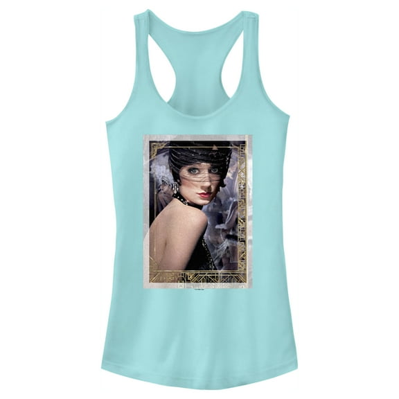 Junior's The Great Gatsby Jordan Baker Poster  Racerback Tank Top Cancun Large
