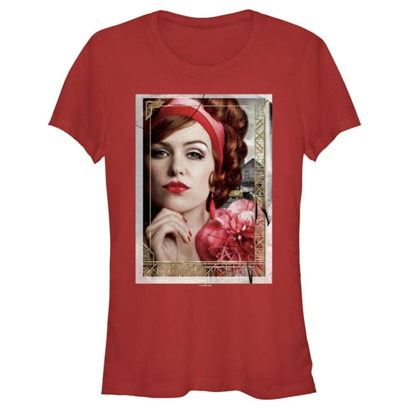 Junior's The Great Gatsby Myrtle Wilson Poster  Graphic Tee Red Large