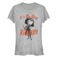 thumbnail image 1 of Junior's The Incredibles 2 Edna Mode My Way or Runway  Graphic Tee Athletic Heather 2X Large, 1 of 2