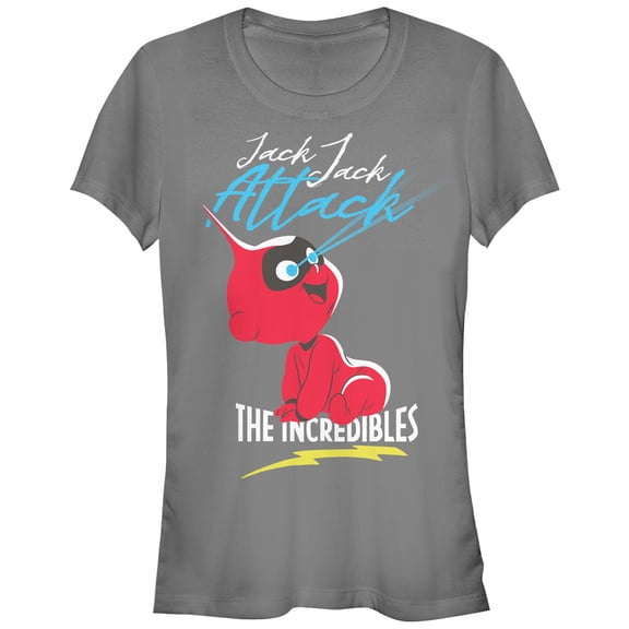 Junior's The Incredibles 2 Jack-Jack Attack Graphic Tee Charcoal 2X Large