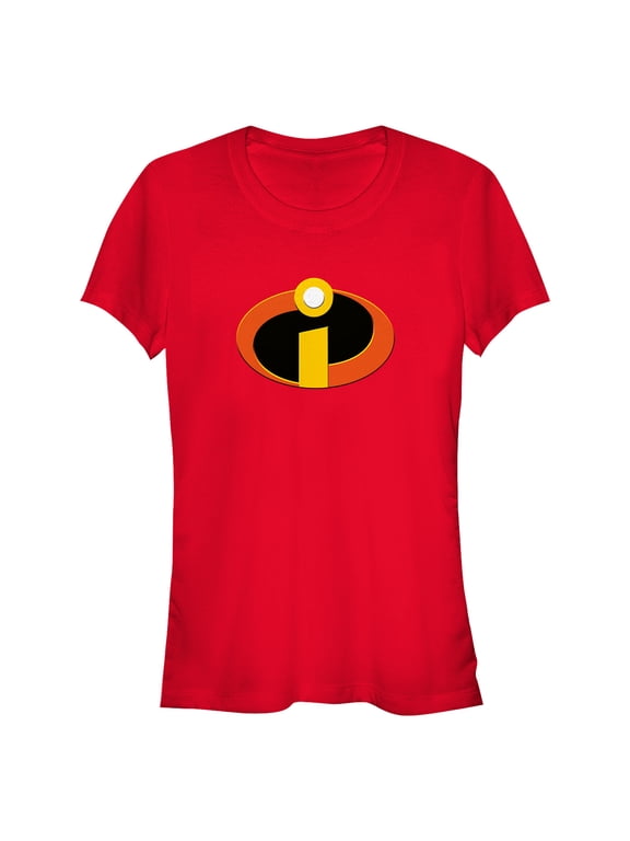 Junior's The Incredibles Classic Logo Graphic Tee Red Small