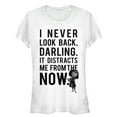 thumbnail image 1 of Junior's The Incredibles Edna Mode Never Look Back Graphic Tee White Small, 1 of 2