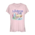 thumbnail image 1 of Junior's The Land Before Time Dinosaur Summer Splash  Graphic Tee Light Pink X Large, 1 of 2