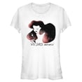 thumbnail image 1 of Junior's The Little Mermaid Ariel Watercolor Fork Print  Graphic Tee White Small, 1 of 2