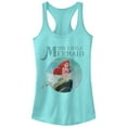 thumbnail image 1 of Junior's The Little Mermaid Ariel Wave  Racerback Tank Top Cancun X Large, 1 of 3