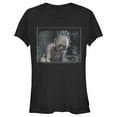 thumbnail image 1 of Junior's The Lord of the Rings Fellowship of the Ring Smiling Gollum  Graphic Tee Black Large, 1 of 3