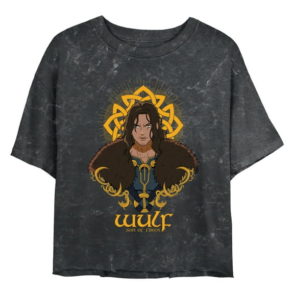 Junior's The Lord of the Rings: The War of the Rohirrim Wulf Son of Freca Portrait Graphic Crop T-Shirt