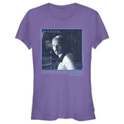 Juniors The Matrix Cypher Graphic Tee Purple Medium