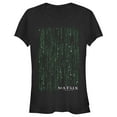 thumbnail image 1 of Junior's The Matrix Encrypted Graphic Tee Black Large, 1 of 3