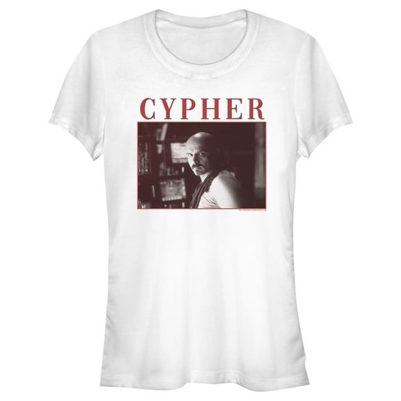 Junior's The Matrix Ignorance Is Bliss  Graphic Tee White 2X Large