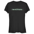 thumbnail image 1 of Junior's The Matrix Movie Logo  Graphic Tee Black X Large, 1 of 3