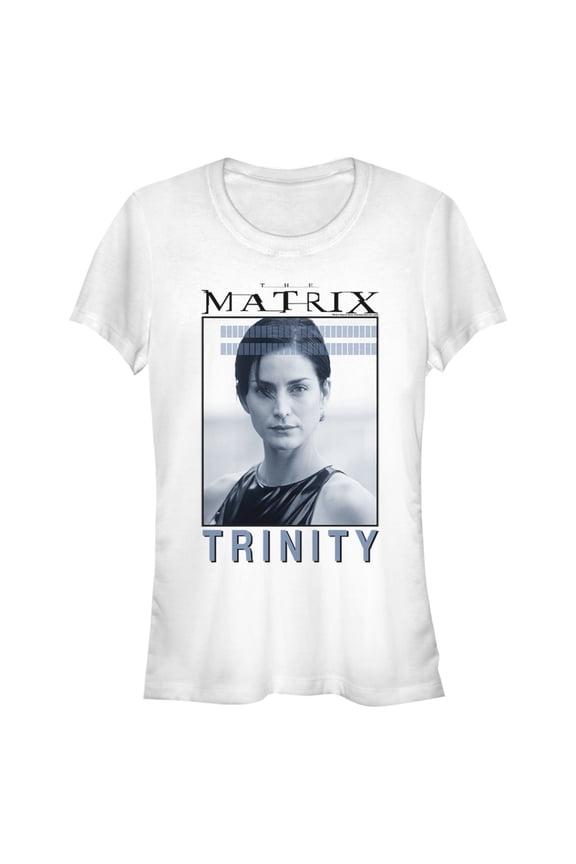 Junior's The Matrix Trinity Graphic Tee White Large