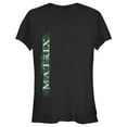 thumbnail image 1 of Junior's The Matrix Vertical Logo  Graphic Tee Black X Large, 1 of 3