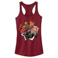 thumbnail image 1 of Junior's The Muppets Breakout  Racerback Tank Top Scarlet Small, 1 of 4