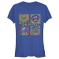 thumbnail image 1 of Junior's The Muppets Character Panel Graphic Tee Royal Blue Medium, 1 of 3