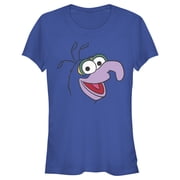 Juniors The Muppets Gonzo Face Graphic Tee Royal Blue Large