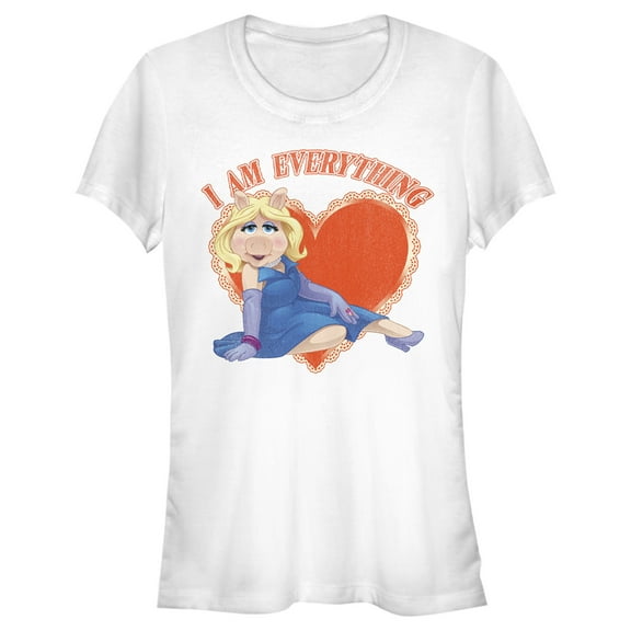 Junior's The Muppets I Am Everything  Graphic Tee White Small