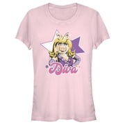 Junior's The Muppets Miss Piggy Diva Graphic Tee Light Pink 2X Large