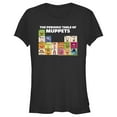 thumbnail image 1 of Junior's The Muppets Periodic Table Graphic Tee Black X Large, 1 of 3