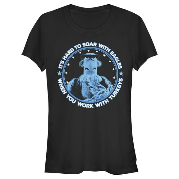 Junior's The Muppets Sam Eagle Graphic Tee Black Small