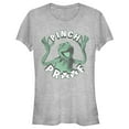 thumbnail image 1 of Junior's The Muppets St. Patrick's Day Kermit Pinch Proof Graphic Tee Athletic Heather X Large, 1 of 3
