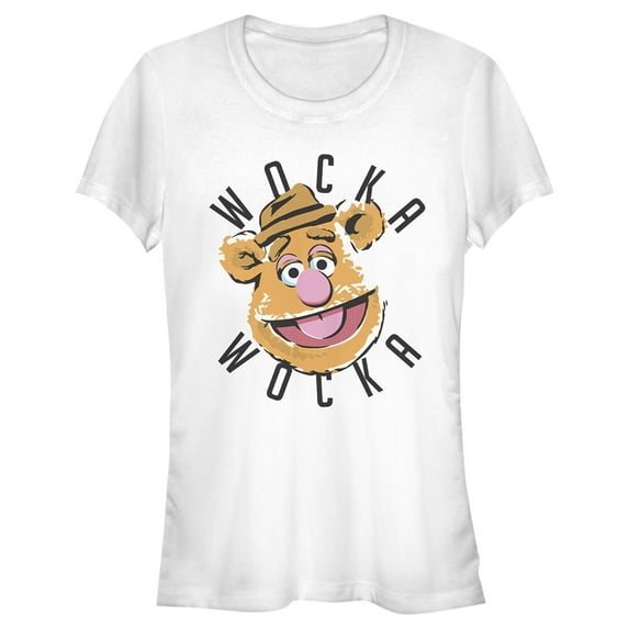 Junior's The Muppets Wocka Wocka Graphic Tee White Medium