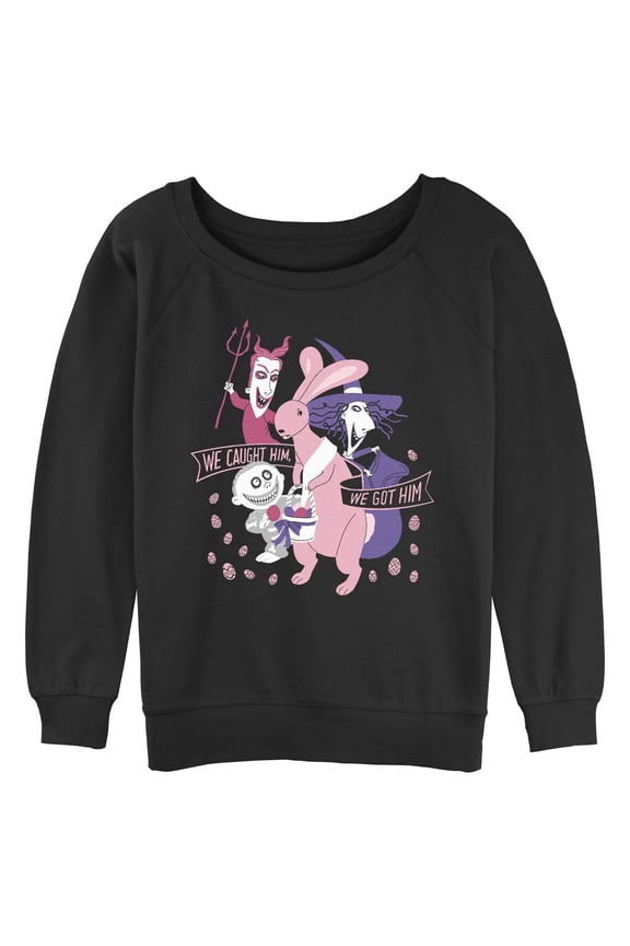 Junior's The Nightmare Before Christmas Easter Bunny We Caught Him  Sweatshirt