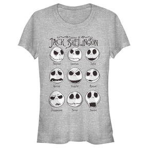 Junior's The Nightmare Before Christmas Emotional Jack Graphic Tee Athletic Heather Small