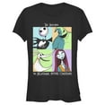 thumbnail image 1 of Junior's The Nightmare Before Christmas Group Character Portraits Graphic Tee Black 2X Large, 1 of 3