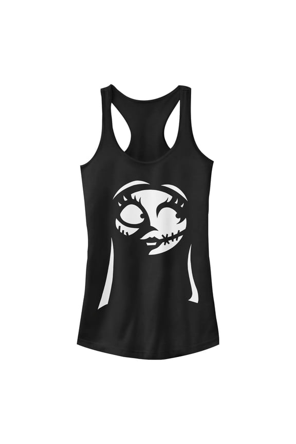 Junior's The Nightmare Before Christmas Halloween Sally Shadow For Her Racerback Tank Top
