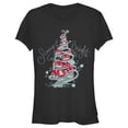 thumbnail image 1 of Junior's The Nightmare Before Christmas Scary & Bright Tree Graphic Tee Black 2X Large, 1 of 3