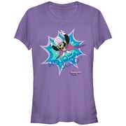 Juniors The Powerpuff Girls Mojo Jojo Say it Aint So Graphic Tee Purple Medium