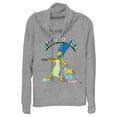 thumbnail image 1 of Junior's The Simpsons Marge Best. Mom. Ever.  Cowl Neck Sweatshirt Gray Heather Small, 1 of 4