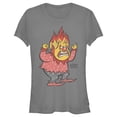 thumbnail image 1 of Junior's The Year Without a Santa Claus Vintage Heat  Graphic Tee Charcoal 2X Large, 1 of 3