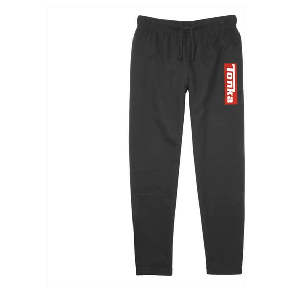 Junior's Tonka Classic Red Logo Jogger Sweatpants Black Medium
