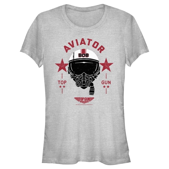 Junior's Top Gun: Maverick Aviator Bob Helmet  Graphic T-Shirt