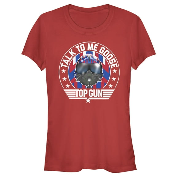Junior's Top Gun Maverick Talk to Me Goose Graphic T-Shirt