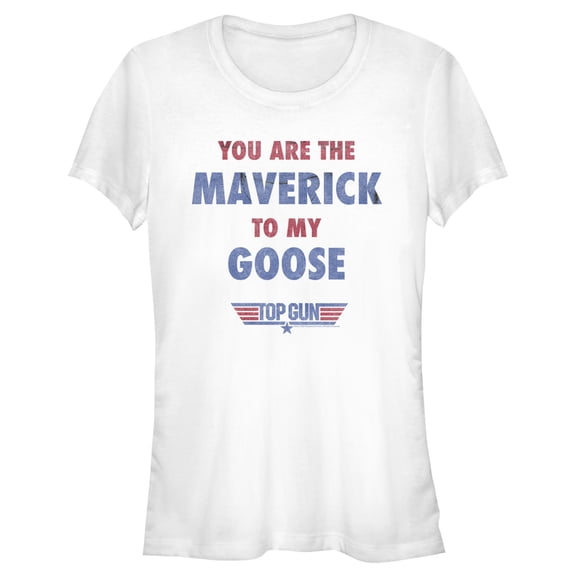 Junior's Top Gun You Are the Maverick to My Goose Graphic T-Shirt