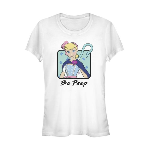Junior's Toy Story Bo Peep Frame Graphic Tee White Medium
